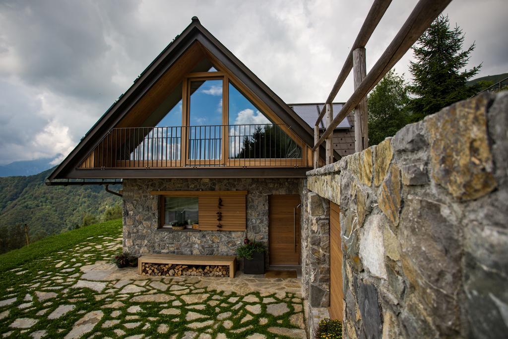 Eco Chalet Astramontana Tolmin Exteriör bild