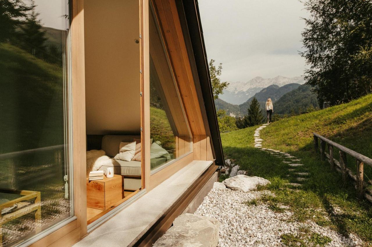 Eco Chalet Astramontana Tolmin Exteriör bild