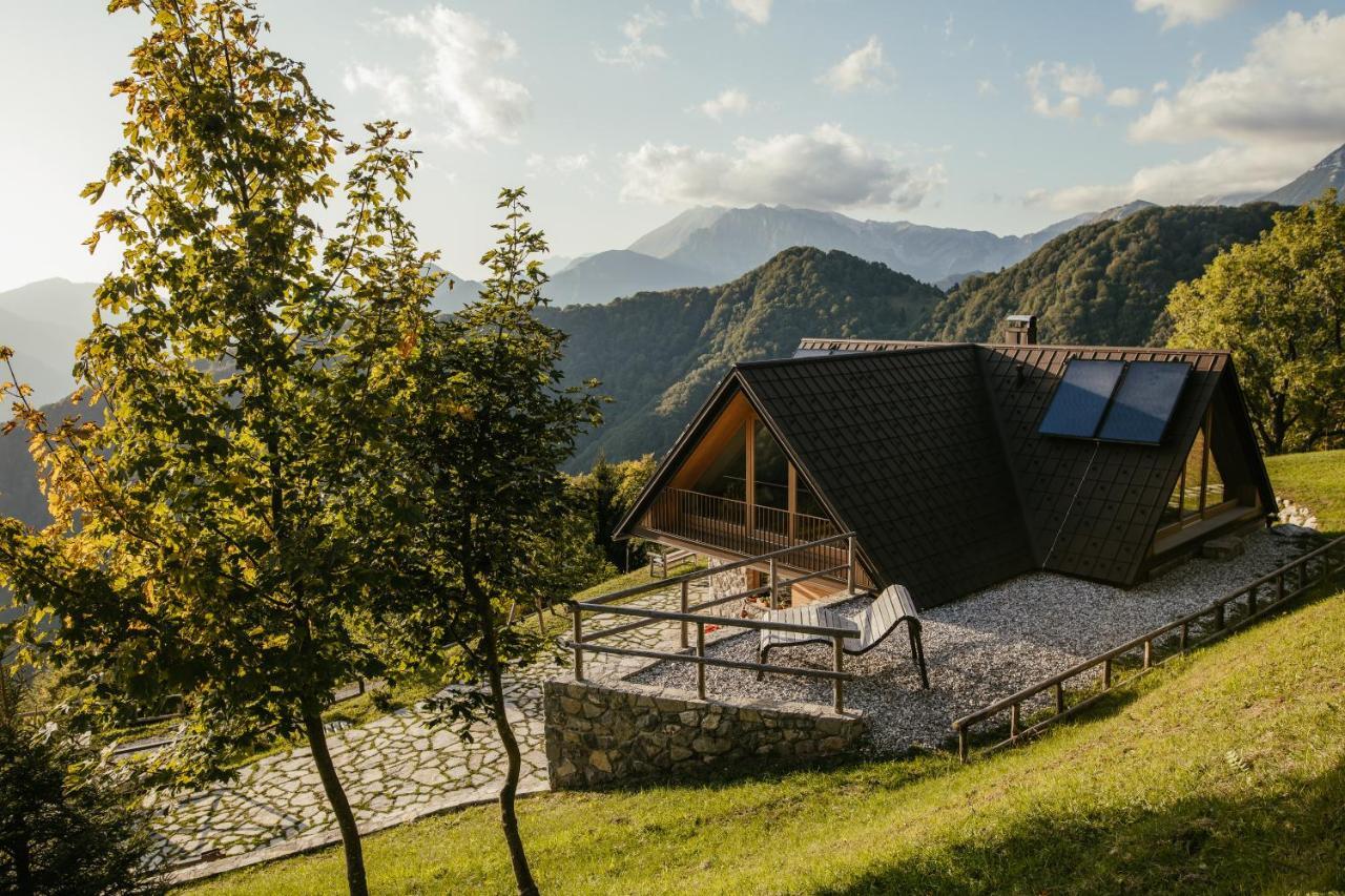 Eco Chalet Astramontana Tolmin Exteriör bild